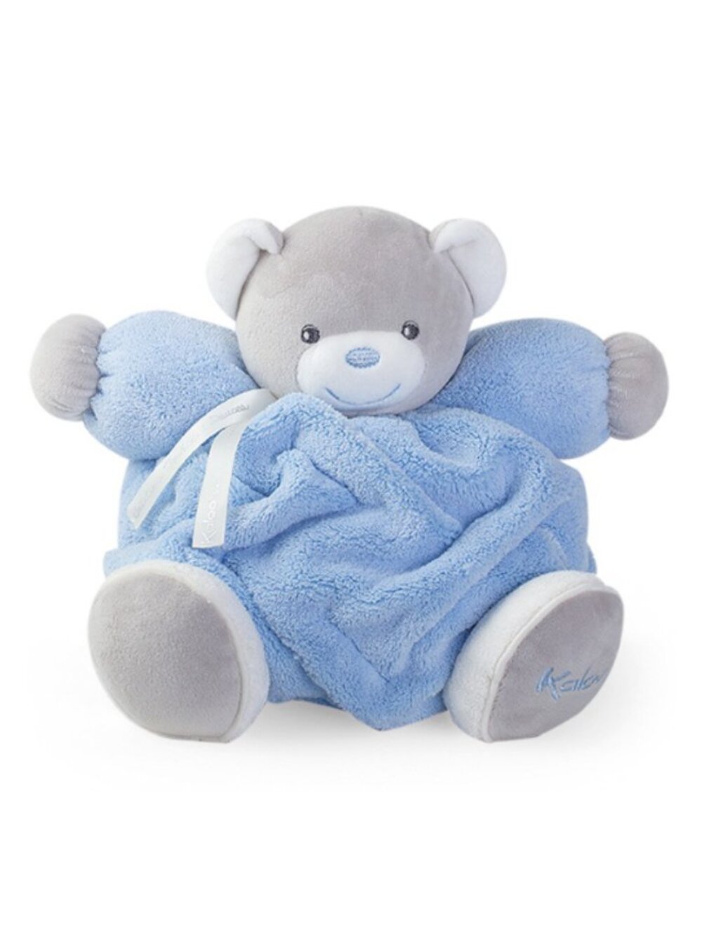 Kaloo Medium Chubby Bear Blue Plush Stuffed Animal New in Gift Box Age 0+